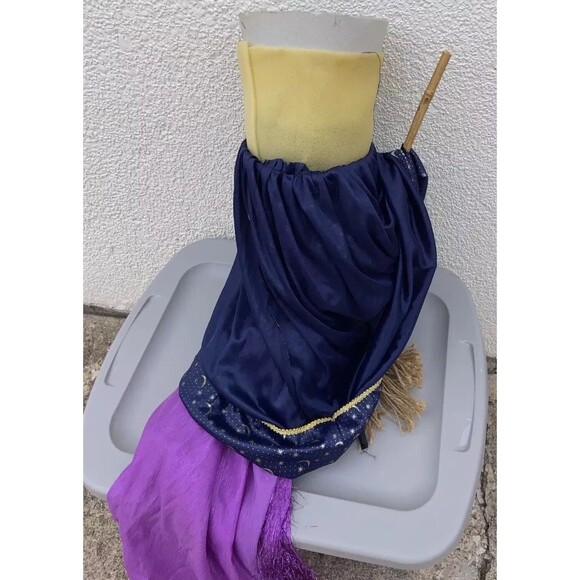 Vintage Halloween Witch Standing With Broom Figurine Unbranded 18” Tall - Picture 11 of 15